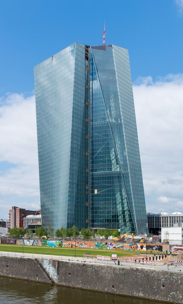 Central Banks Weigh Digital Currencies With Care Photograph related to central bank digital currencies, showing central bank building architecture.