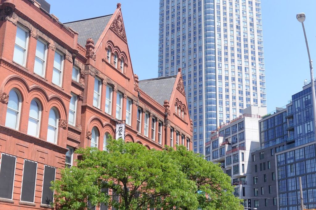 Older Apartment Blocks Get a Retrofit Programme exterior of city apartment buildings